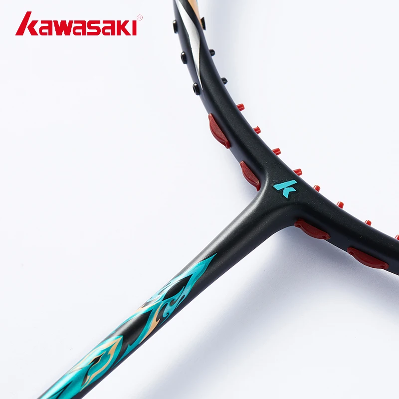 Kawasaki Original 2023 New PASSION P25 4U 24T High Modulus Graphite Carton Fiber Badminton Racket