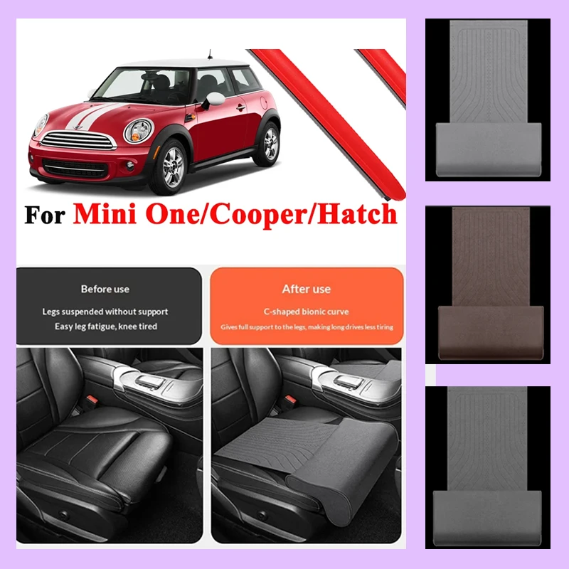 

For BMW Mini One Hatch Hardtop John Cooper Works 2001-2024 Car Seat Leg Support Extension Mat support pad Seat extension leg pad