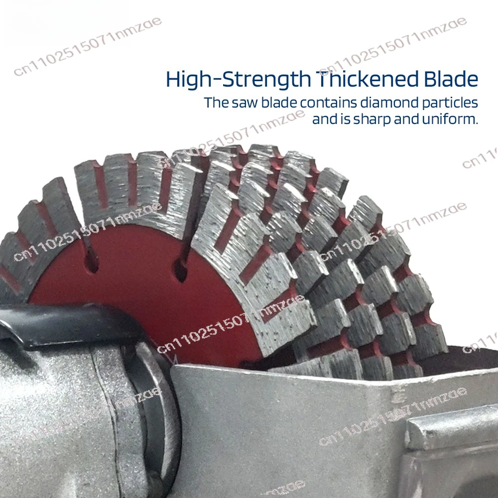 5-Blade Dust-Free Concrete Slotting Machine Wall Chaser for Hydropower Installation Pipeline Cutting