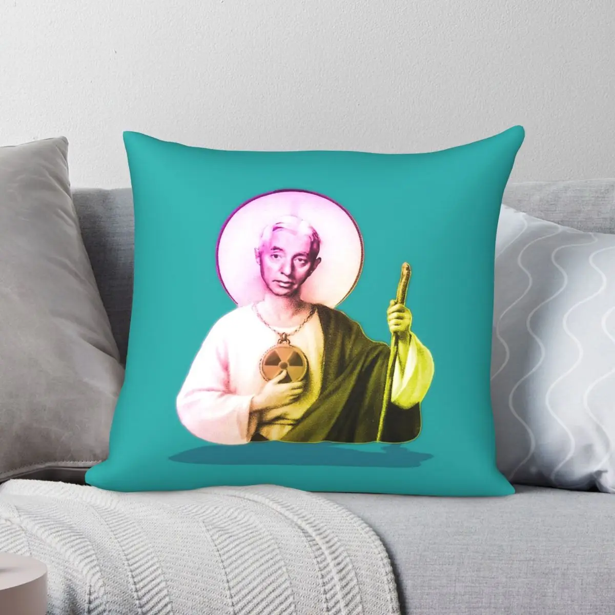 Hyman G. Rickover Nuclear Power Pillowcase Polyester Linen Velvet Pattern Zip Decor Throw Pillow Case Home Cushion Case