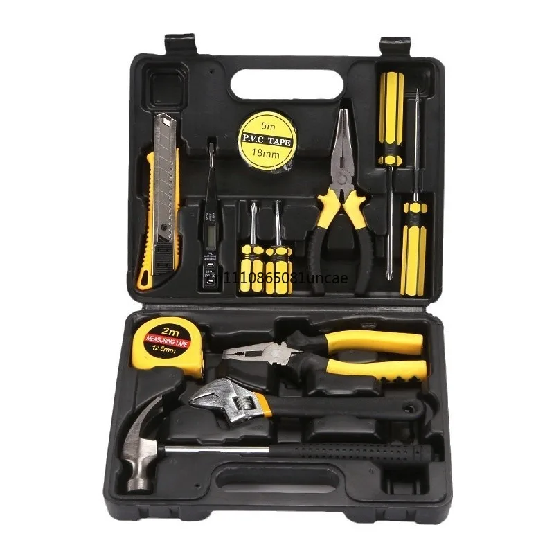 Household Combination Tool Set Portable Hardware Tool Box Kit Auto Vehicle Maintenance Repair Tools for Car Home Use