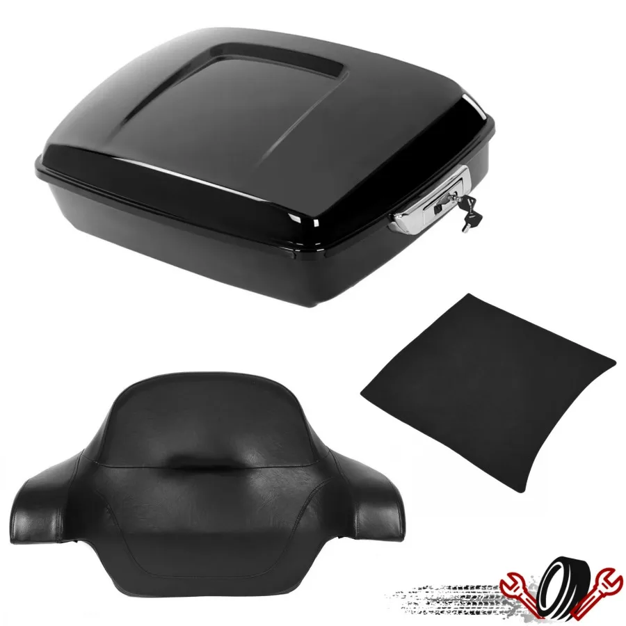 

Нарезанная накладка на спинку ящика для хранения мотоцикла Harley Road Glide 2014-2024