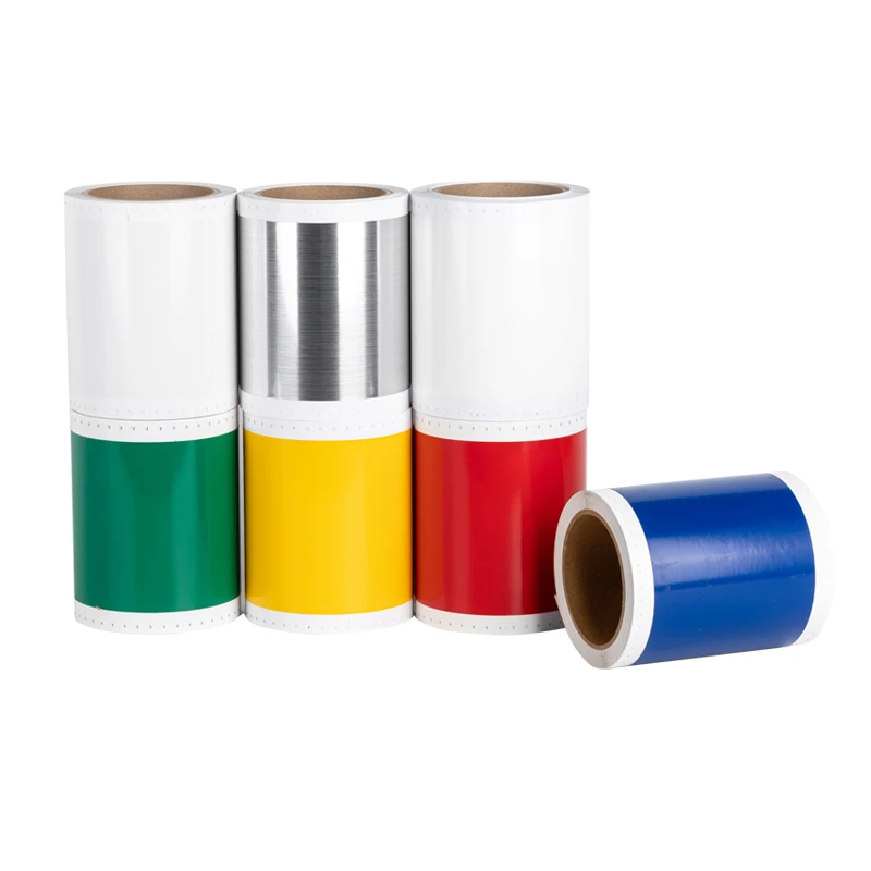 2 لفات ملونة SL-S112N,SL-S113N لـ MAX CPM-100HC 100G3C 100G5C 100HG3C 100HIII PM-100A 100HG S115N ملصق طابعة الملصقات