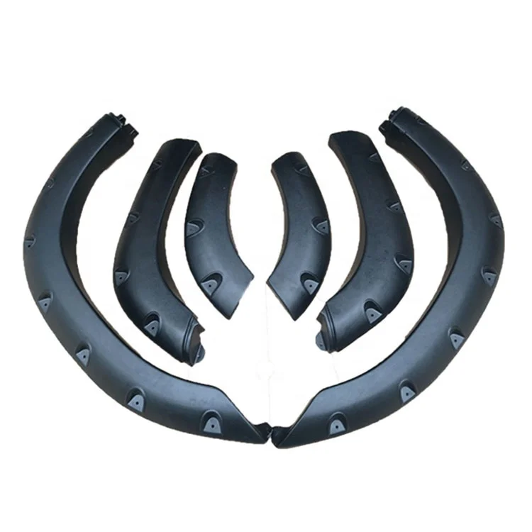Accessoires tout-terrain UNITY 4x4 LC80 ABS Fender Flares pour Land Cruiser 80 1990-1998 Noir FF-LC80