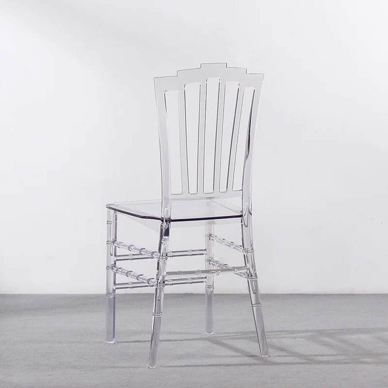 

Chair Plastic PC Transparent Acrylic Wedding Hall Theme Banquet Hall Wedding Outdoor Dining Chair