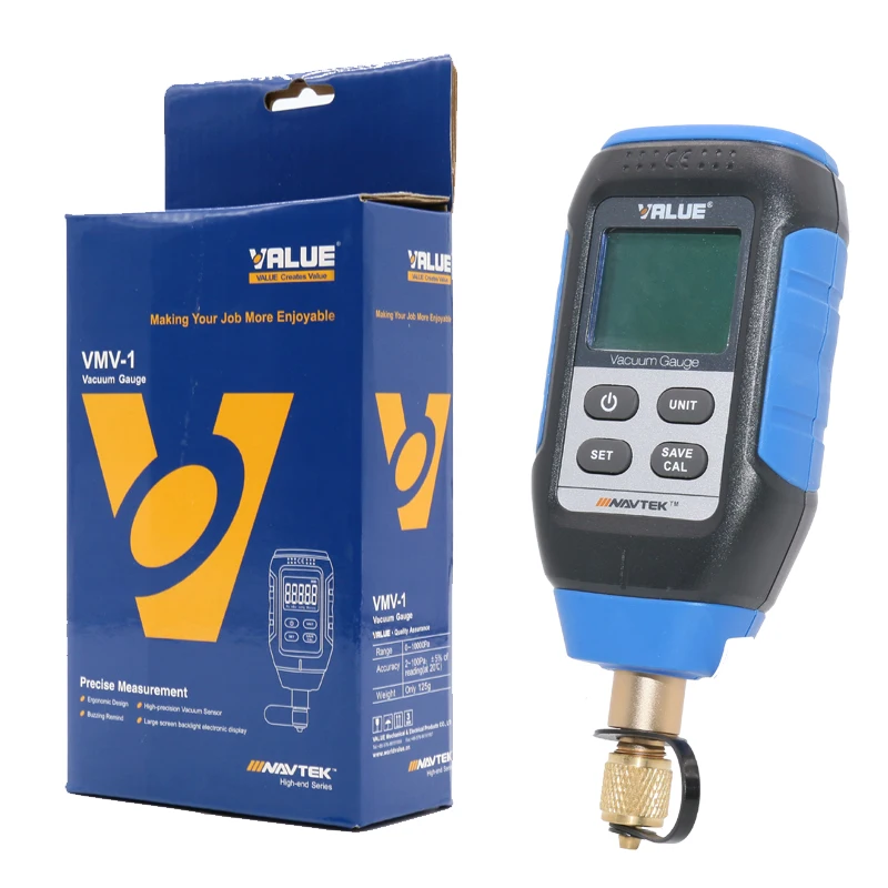 VMV-1 digital display vacuum gauge Absolute pressure gauge Digital display electronic high precision pressure counter