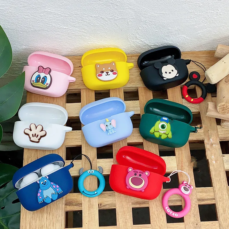 Cartoon Disney Kopfhörer Fall Hülse Für Sony LinkBuds S Silikon Drahtlose Bluetooth Ohrhörer Schutzhülle Mit Lanyard