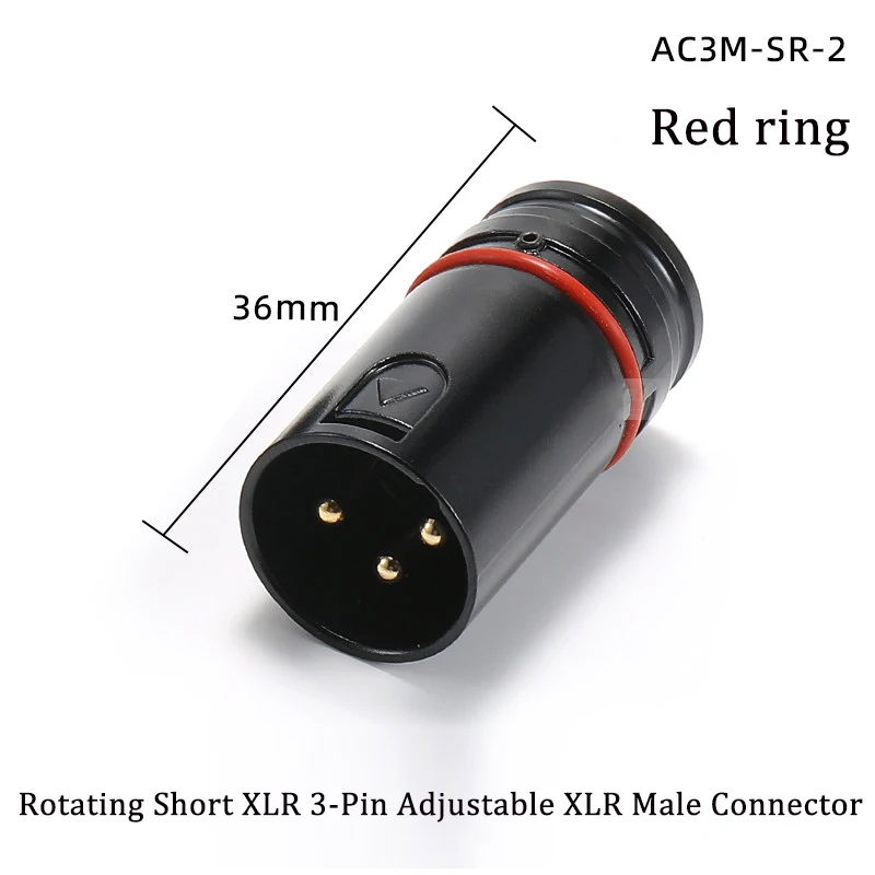 XLR Male Female Connector Audio Microphone Balanced Plug Gold Silver Tin Plated Straight Right Angle Chassis Mount