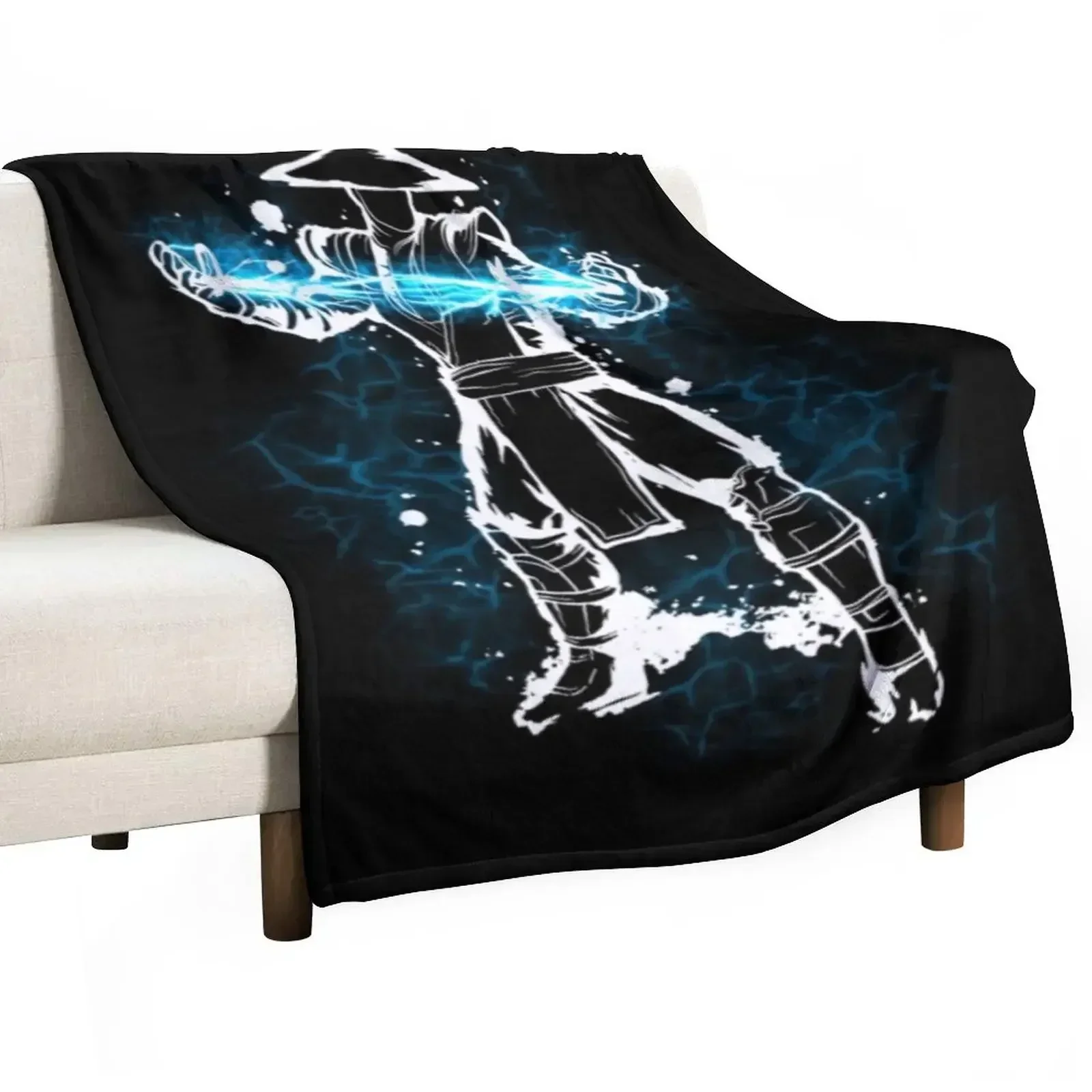 Raiden Fatality Mortal Kombat T-ShirtRaiden Mortal Kombat Throw Blanket Sofas Vintage Blankets For Bed Blankets