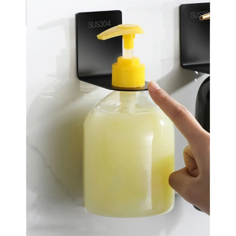 Shower Gel Bottle Rack Hook, Hanging Hanger, Wall No Drill, Paste Bracket, Shampoo Soap Liquid Bottle Holder, Drop Shipping