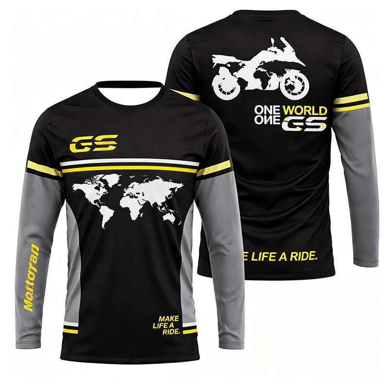 Hot Sale GS Adventure Motorrad Fan Exclusive Commemorative T Shirt Outdoor Motorcycle Riding Comfortable Top For Bike Enthusias