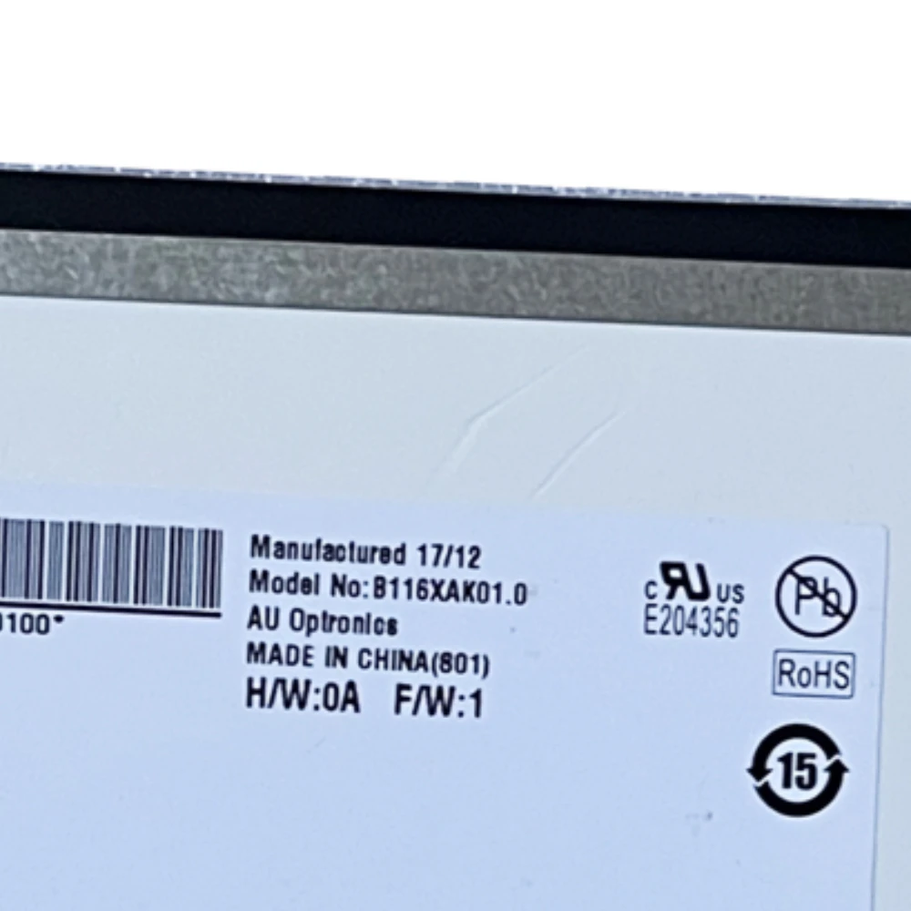 

B116XAK01.0 Новый оригинальный ЖК-ЭКРАН B116XAK01.1 B116XAK01.2 1366x768 40-контактный интерфейс