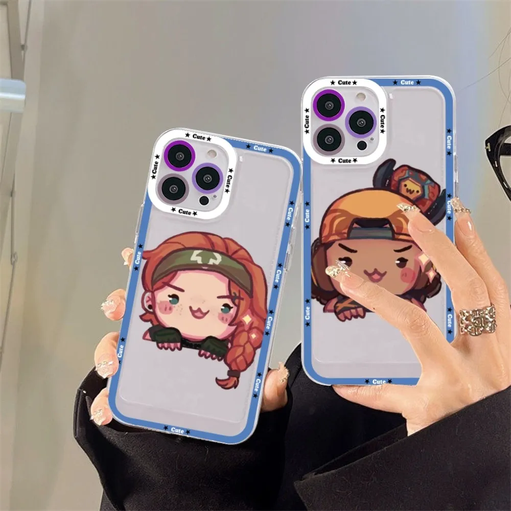 Valorant Game Character Art Phone Case For Redmi 7 8 9 A For Redmi Note 5 7 8 9 10 11 Pro Max 4G 5G Funfas