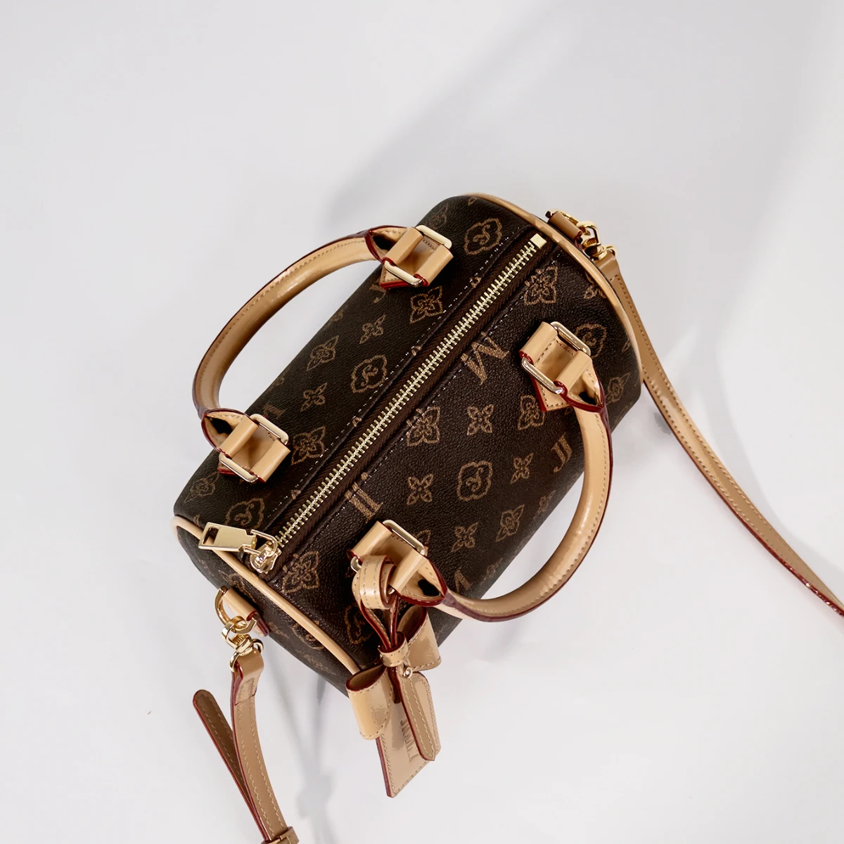 JIOMAY Women's Vintage Brown M - đánh giá và giá Tote Bag Leather Monogram