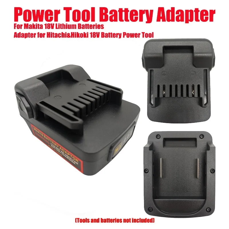 

HAKSINKY Power Tool Battery Adapter Converter for Makita 18V Lithium Batteries Adapter for Hitachi&Hikoki 18V Battery Power Tool