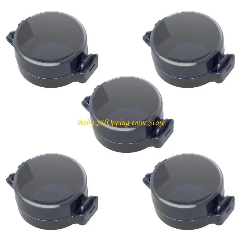 

23GD 5 шт. Защитная дверная крышка для замка с засовами предотвращает доступ детей к ручкам