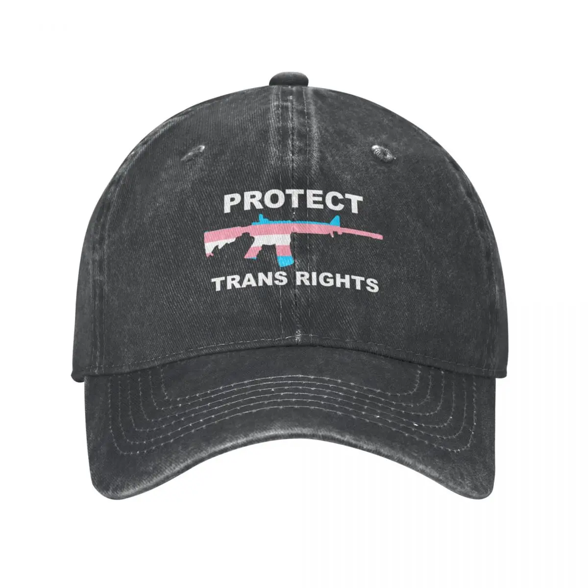 Protect Trans Rights Cowboy Hat Golf Beach Outing derby hat Men Caps Women's