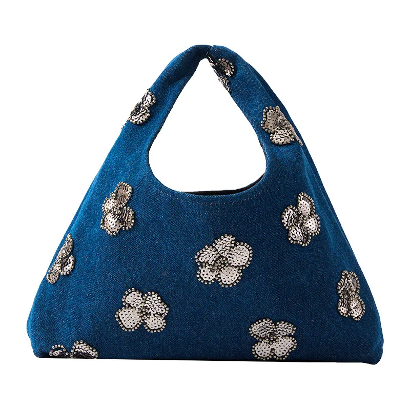 

Vintage Exquisite Floral Sequin Women's Bag,Ladies Purses and Handbags Retro Canvas Clutch for Women