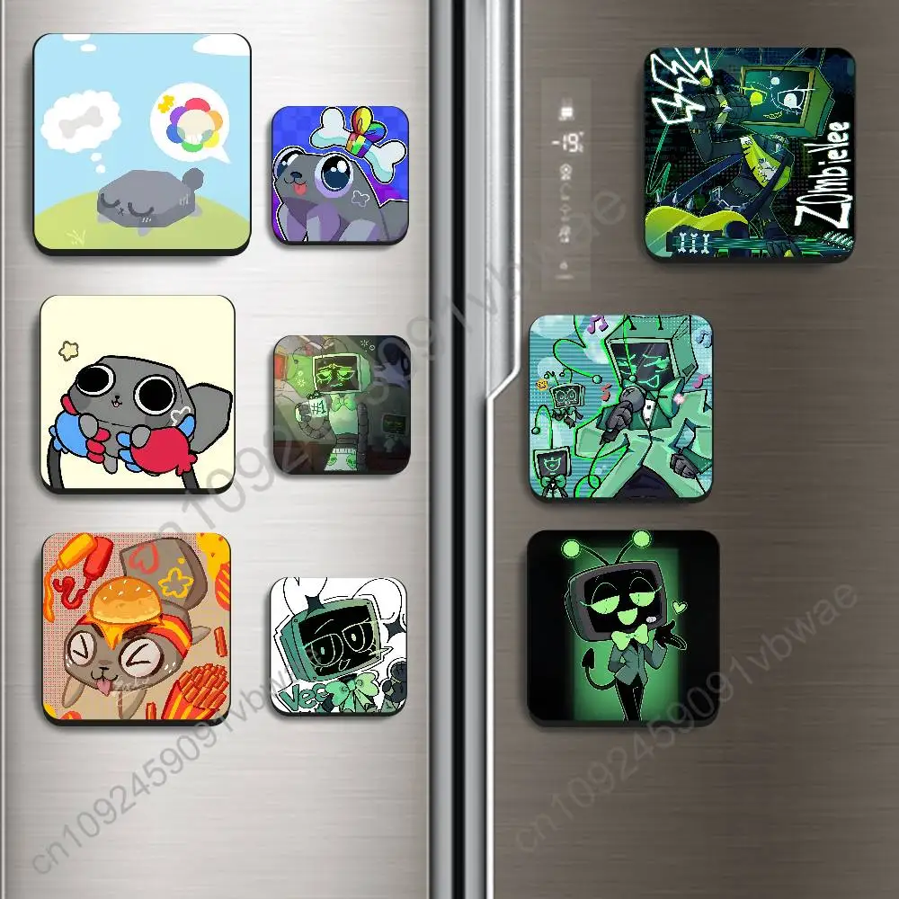 

Vee Pebble Required Dandy's World BestSelling Refrigerator Magnetic Sticker Fridge Magnets Adhesive to Metal Surfaces Leaves
