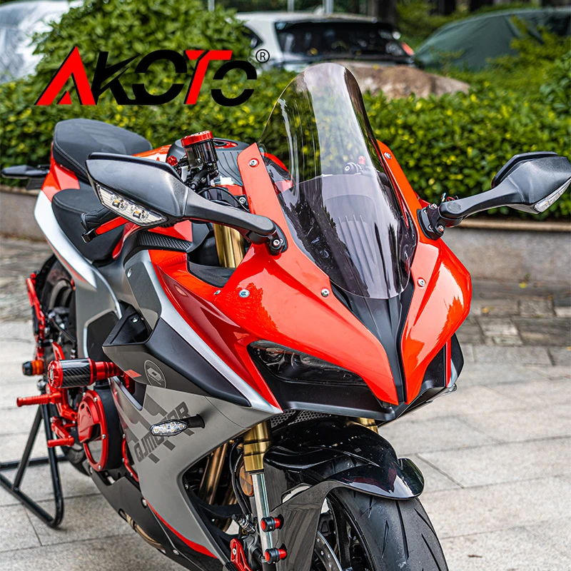 

FOR QJMOTOR SRK550S SRK550 SRK 550S 550 S Motorcycle Double Bubble Viser Screen Windshield Windscreen Baffle Wind Deflectors