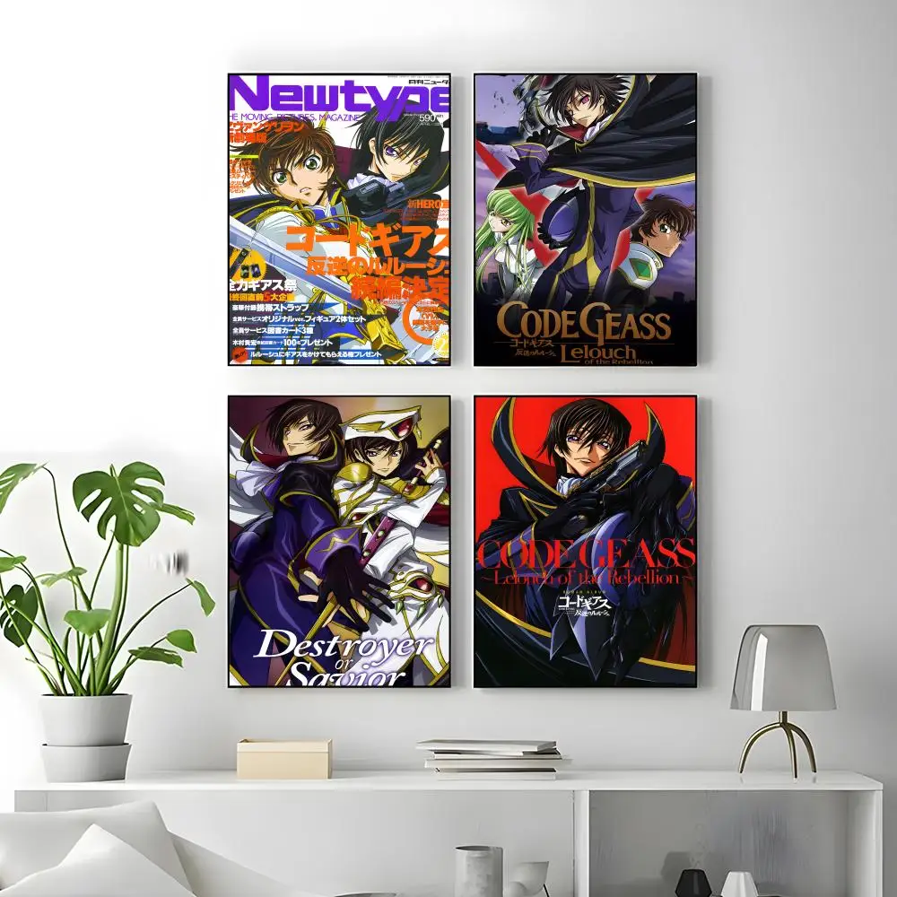C-Code G-geass-s Poster High-quality vintage prints & posters for home, bar, cafe, aesthetic wall art.