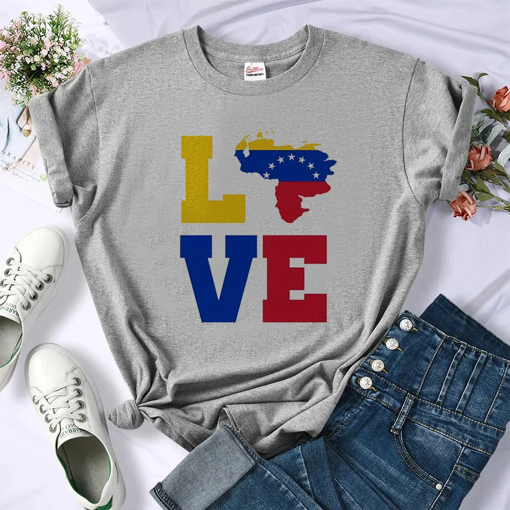 Venezuela T-Shirts Vrouwen Comic Tshirt Dames 2000S Streetwear Anime Kleding