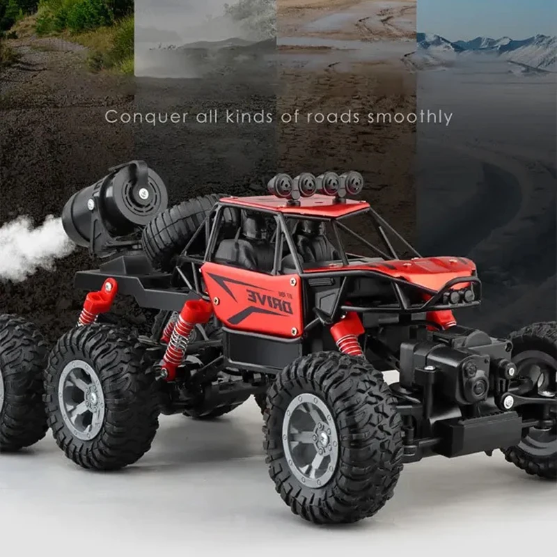 New 1/18 Rc Electric Car Fall Resistant Boy Toy Gift Six Wheel Drive Racing Car Remote Control Car Cross-Country Climbing Gift