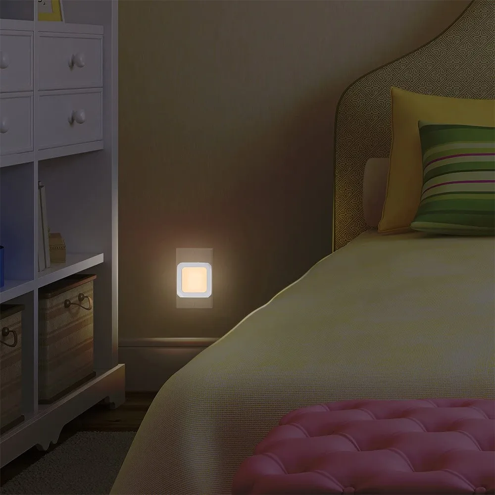 Motion Sensor Night Light LED Wireless Night Lamp US EU UK AU Plug Energy Efficient Dimmable Sensor Stairway Lamp for Bedroom