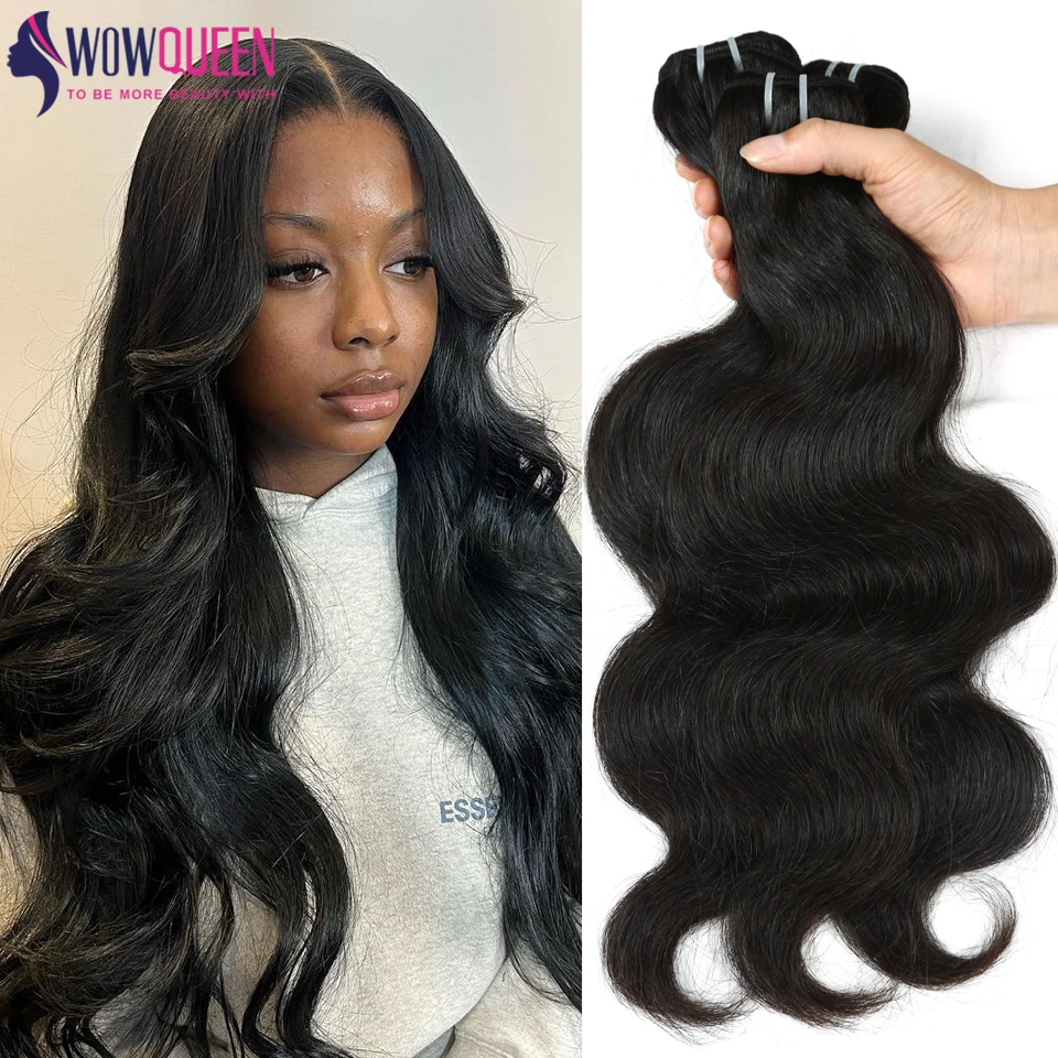 Super Double Drawn Vietnamese Raw Body Wave Bundles Full Thick Hair Extensions For Women Virgin Brazilian Raw Hair Bundles Weave