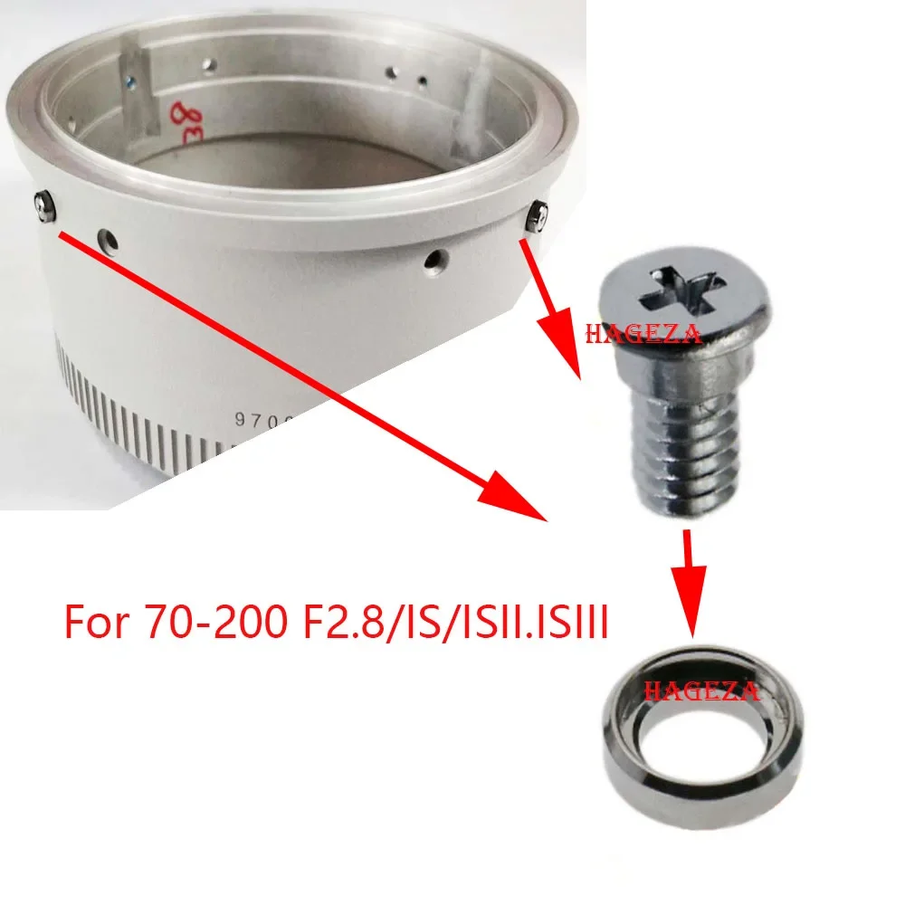 Новый и оригинальный для Canon 70-200 мм F2.8 IS II III внешний цилиндр, винтовая втулка + винт, запасные части для объектива зеркальной камеры