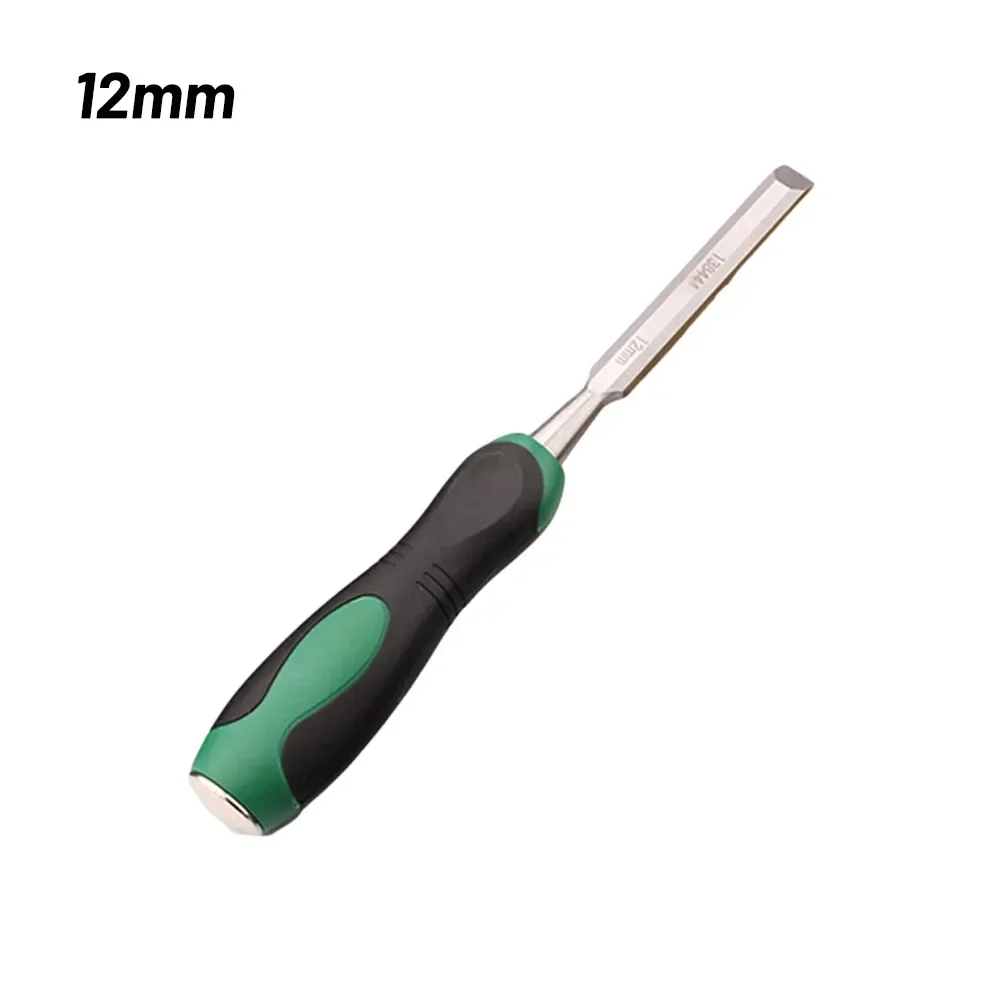 Rubber Handle Wood Chisel Wood Chisels Woodworking Tool 10 12 16 19 25mm Carving Tool For Carpenters Optional Size