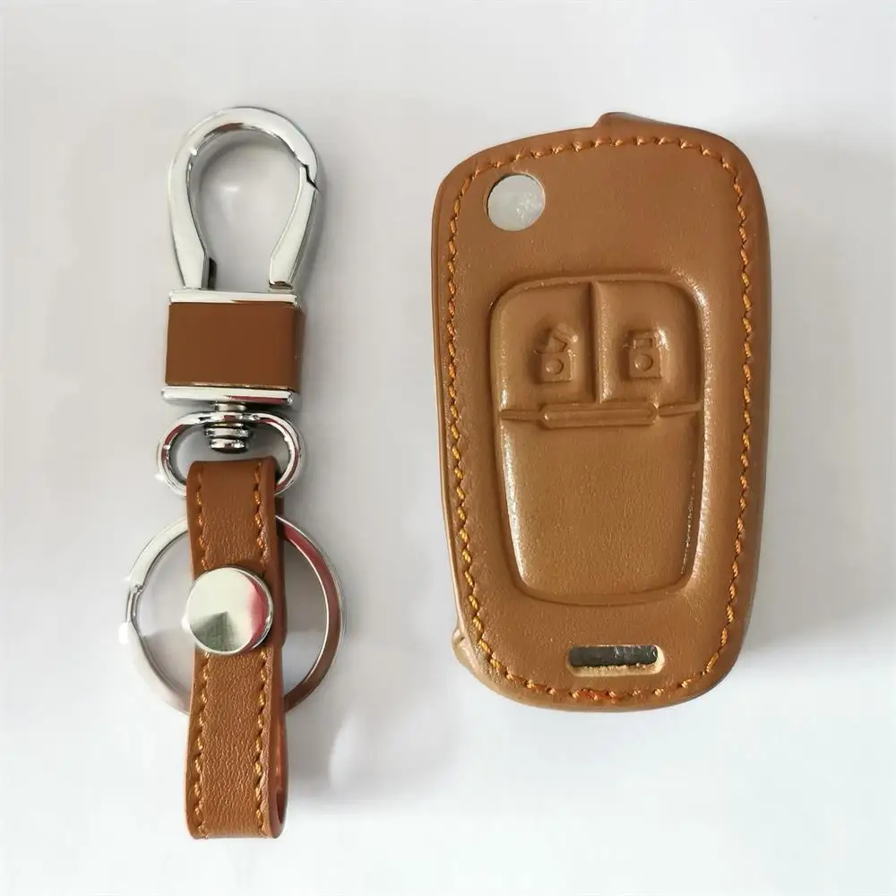 Leather Key Cases Sets Key Bags for Buick for Chevrolet Cruze For OPEL VAUXHALL Insignia MOKKA 2/3/4/5Button Keys Accessories