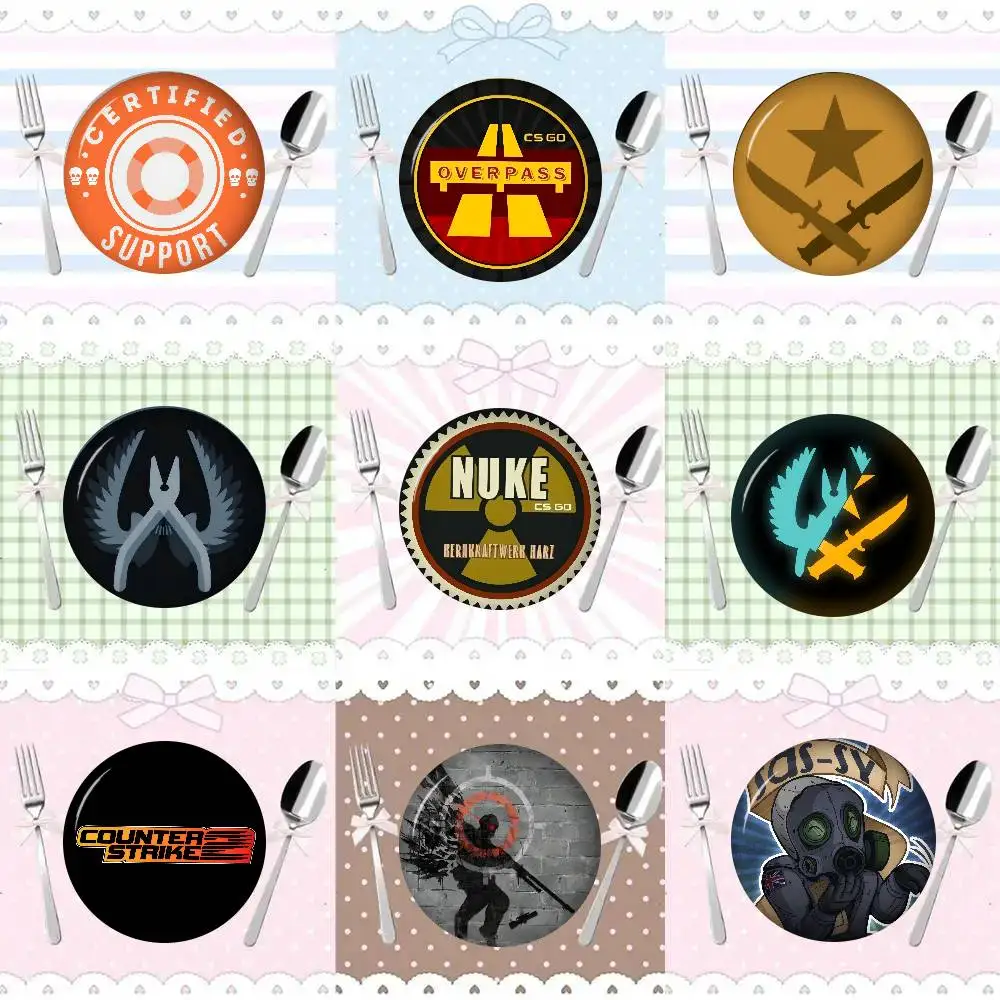 Anime Button Pin Handgemachte Brosche Kleidung Cartoon Abzeichen Rucksack Dekoration Schmuck Accessoires Heißes Spiel C-Counter-Strike 2 CSGO