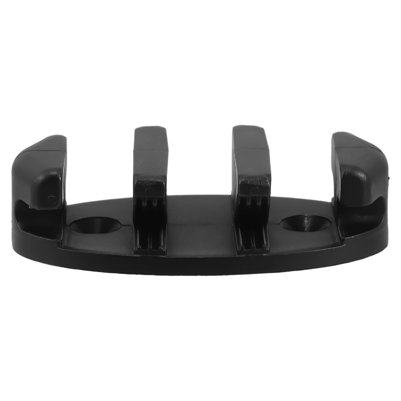 

1pcs Marine Dock Rope Cleat Durable Nylon Boat Kayak Mounting Hardware Spacesaving Secure Design Easy Installation Black Color