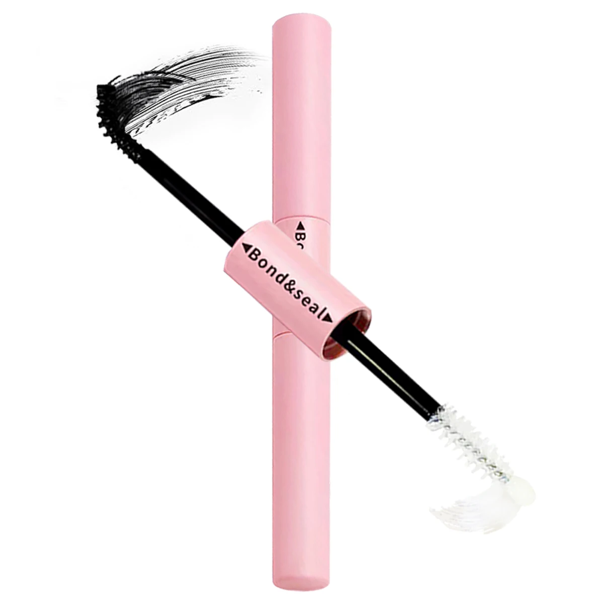 Wasserdichtes Wimpernverlängerungsset mit Pinsel und Pinzette, schwarzer, schnell trocknender Kleber, 72-Stunden-Halt, komfortables Applikatorwerkzeug