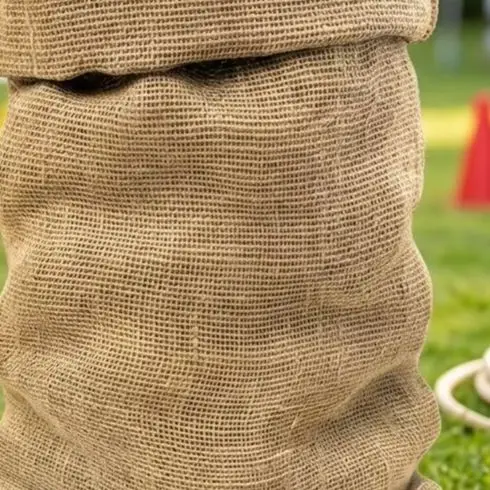 2 Piece Burlap Sack Collection 60 x 100 CM for Plants Potatoes Onions Lawn Use and Active Family Gathering Activities