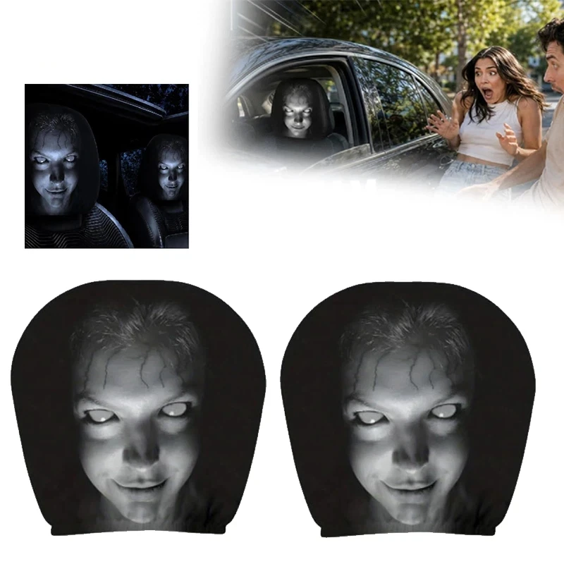 Car Headrest Funny Cover Accessories Interior Gadgets Decor Styling Ideas Seat Covers Vehicle Supplies Automobiles Parts