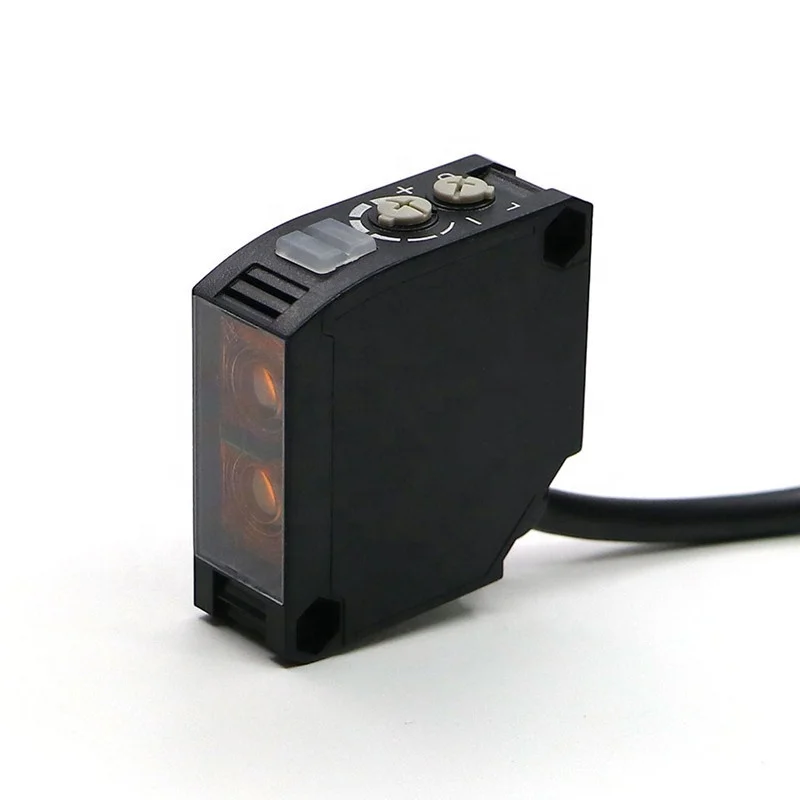 

hot EK51-D50M4 E3JK Red visible light relay photo sensor switch retro-reflective output diffuse photoelectric sensor