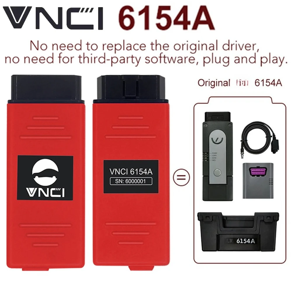 VNCI 6154A VNCI6154A Support latest version for ODIS Software And CAN FD DoIP Protocol Original Drive Better Than SVCI 6154