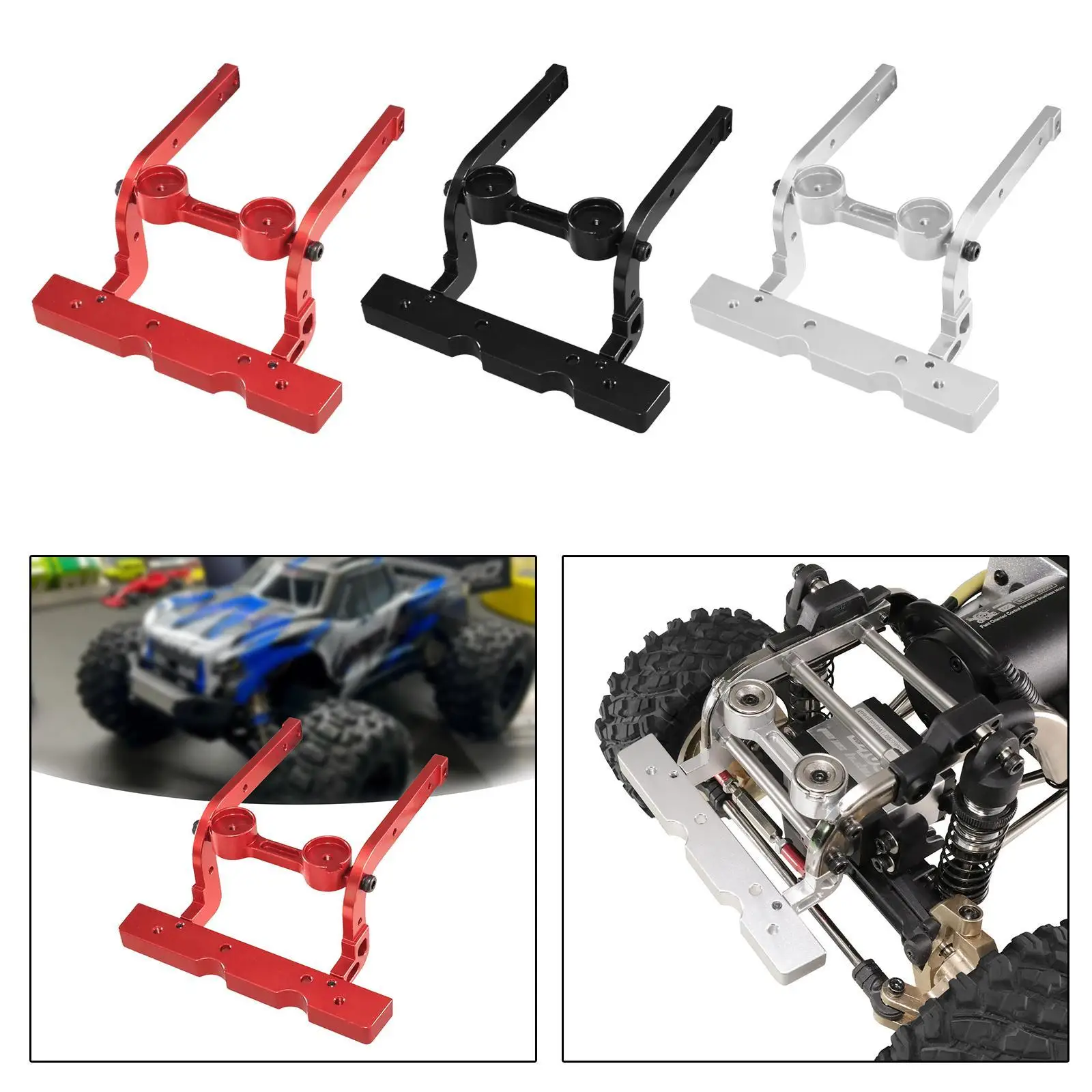 RC Car Front Bar Support Easy to Install Heavy Duty Lightweight Remote Control Car Baggage Carrier for Meijiaxin H12Y+ 1/12 H12Y