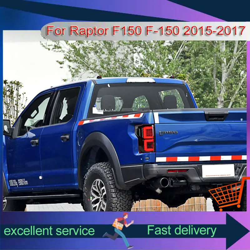 Car Styling For Ford Raptor F150 F-150 2015-2017 Taillight Assembly Refit LED Driving Brake Turn Signal Lights Auto Accessories