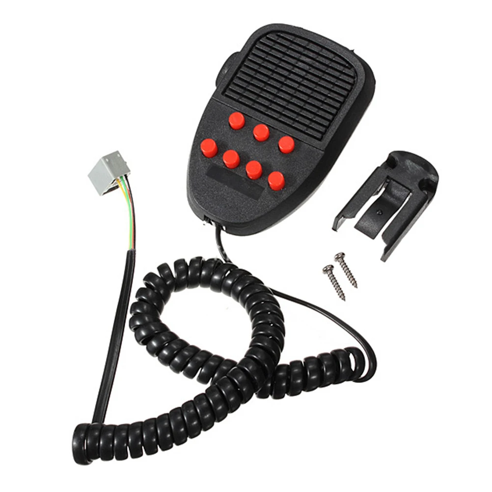 

12V Sounds Tone Car Horn Loud Siren Motorcycle Alarm Security Vehicle Emergency Durable Motorcycle Siren Premium Black