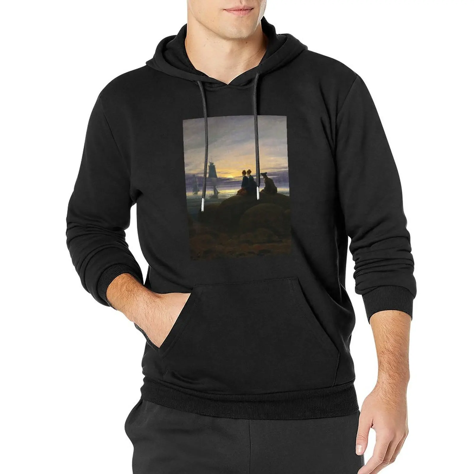 

Caspar David Friedrich - Moonrise Over The Sea Pullover Hoodie blouse new in hoodies & sweatshirts