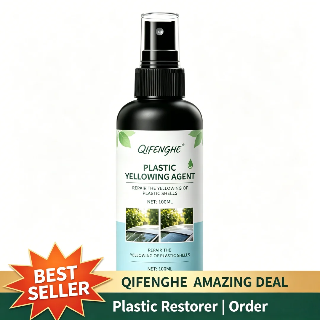 Plastic Yellowing Remover Spray, Restorer for Car & Electronic Plastic Housings