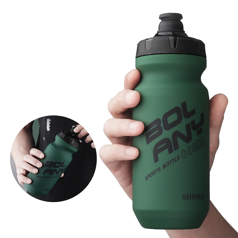 Bike Squeeze Water Bottles 610ML/21.5 Oz Sports Bottle Outdoor Squeeze Cycling Water Bottle With Silicone Spout For Riding