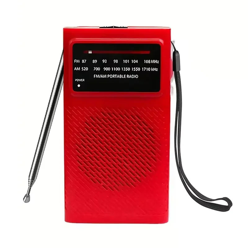 Portable Radio AM FM, Battery Operated Transistor Radios with Loud Speaker, Good Reception for Indoor, Outdoor and Emergency Use