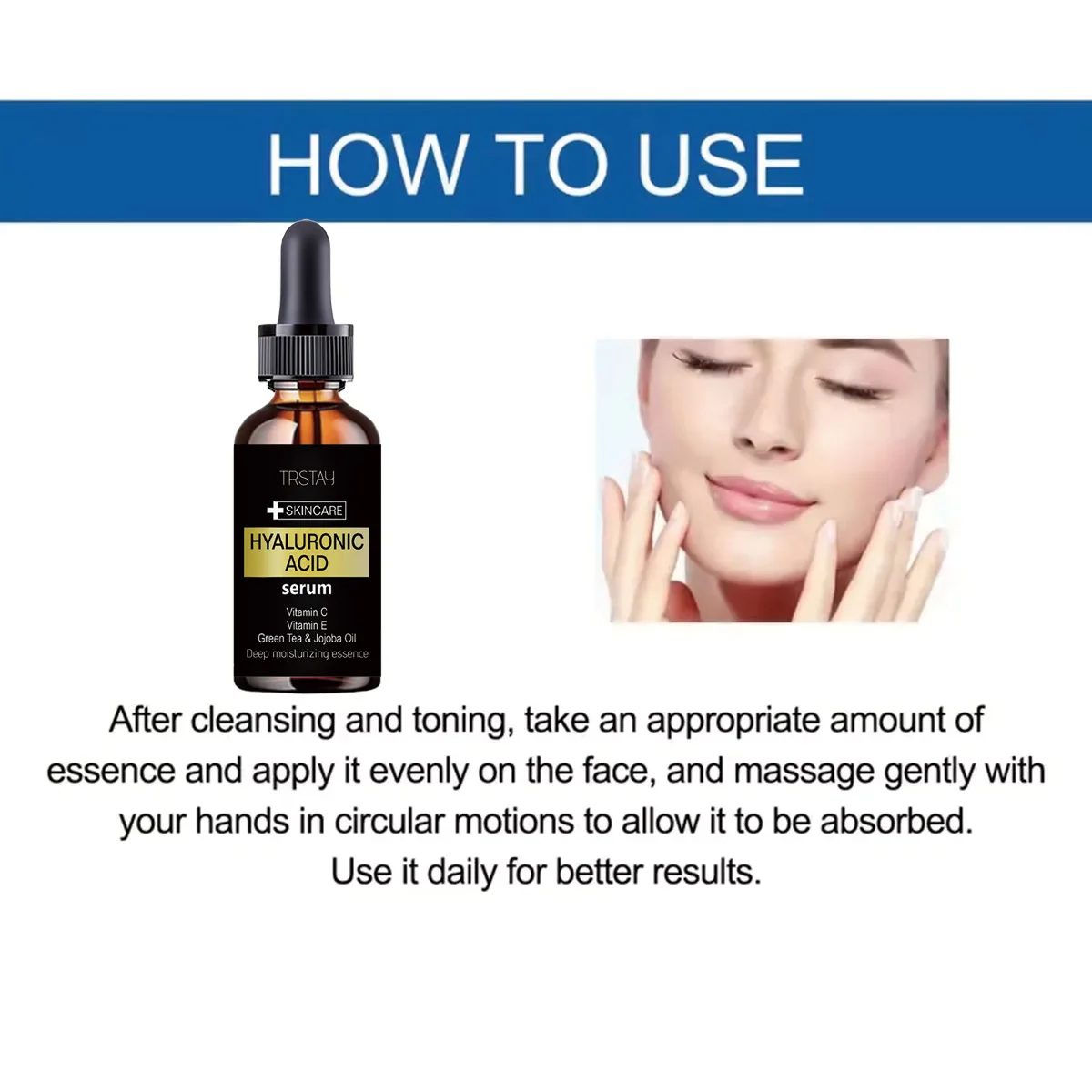 5ML/15ML/30ML/50ML/100ML Hyaluronic acid essence moisturizing moisturizing pore tightening repair original essence