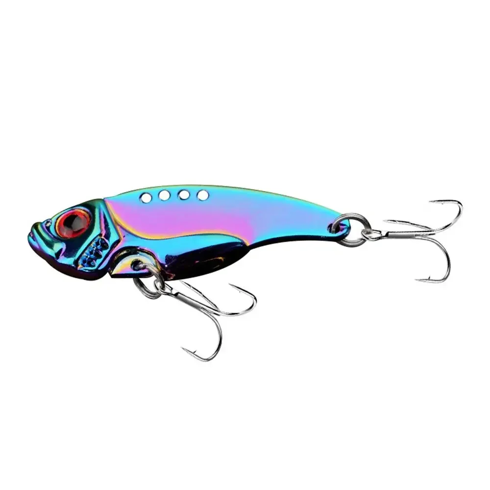 New 1pc/lot Metal VIB 3/7/10/15g Fishing Lure Vibration Spoon Spinner Lure Crankbait Bass Artificial Hard Bait Cicada VIB Tackle