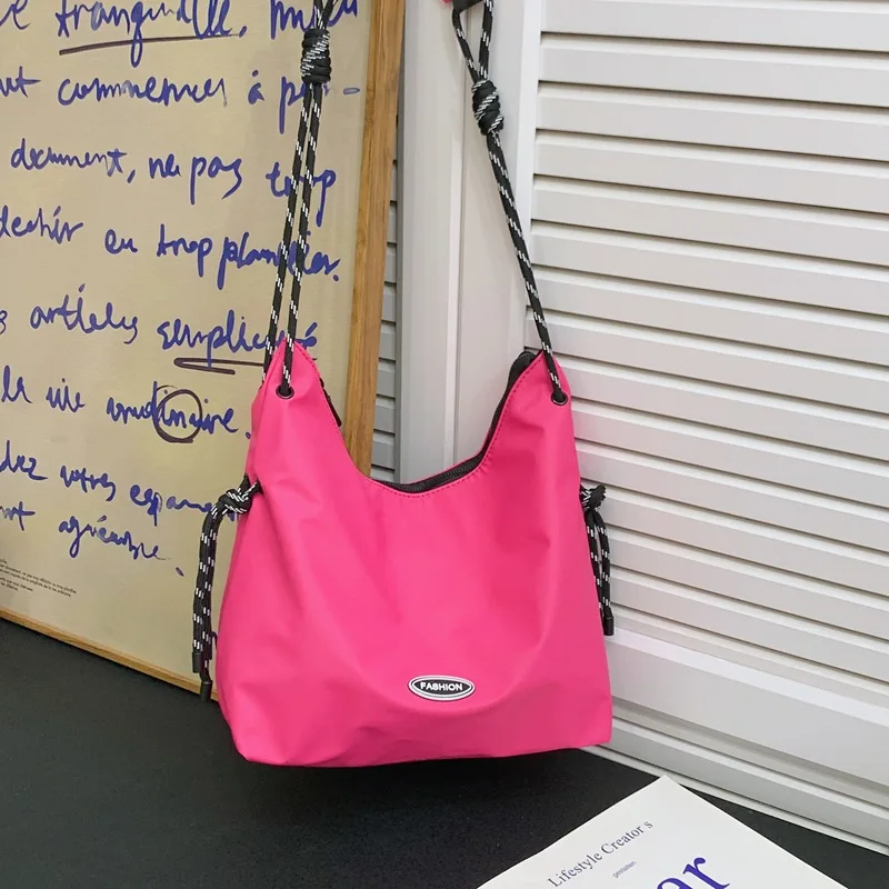 

Macrame Knot Tote Bag 2026, Spacious Commuter Shoulder Bag for Women, Casual Large Capacity Crossbody & Handheld Purse