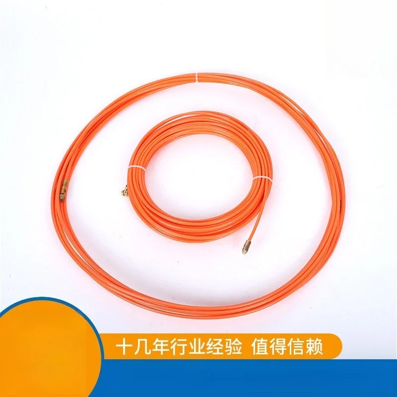 2025 كهربائي برتقالي عجلة عالمية سلك نايلون نفق الأنابيب ثقب كابل مجتذب عراف الرصاص سلك الجدار